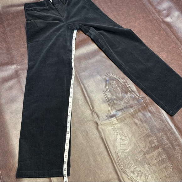 Dockers Ideal Fit Straight‎ Leg corduroy Pants Black cotton women’s size 4 New - Picture 9 of 10